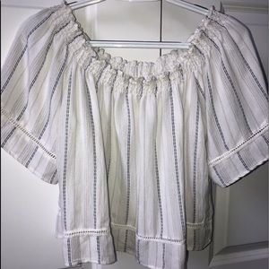 off the shoulder shirt